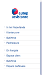 Mobile Screenshot of europ-assistance.be